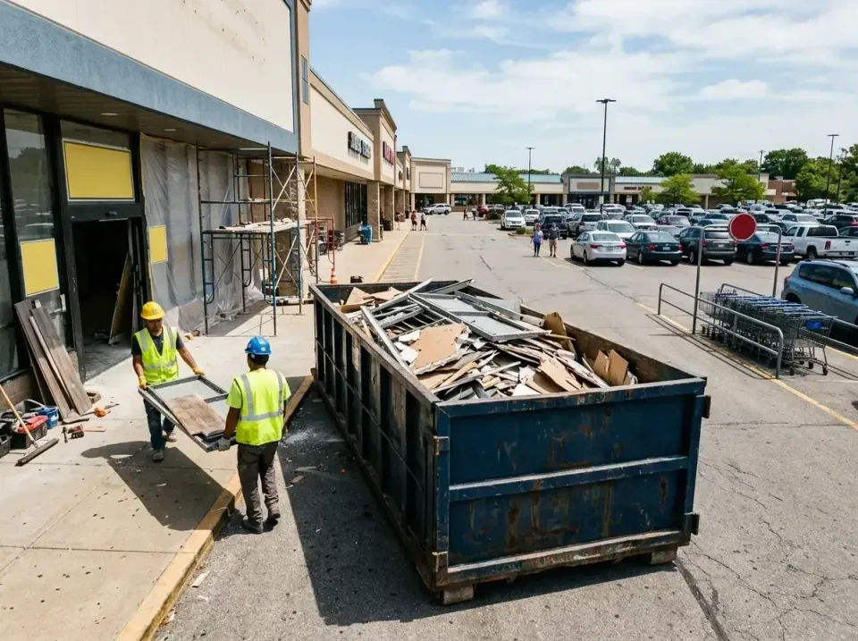 retail-store-renovation-debris-003 — frequently asked questions, Roll-off Dumpster Rentals in Feather Sound, FL